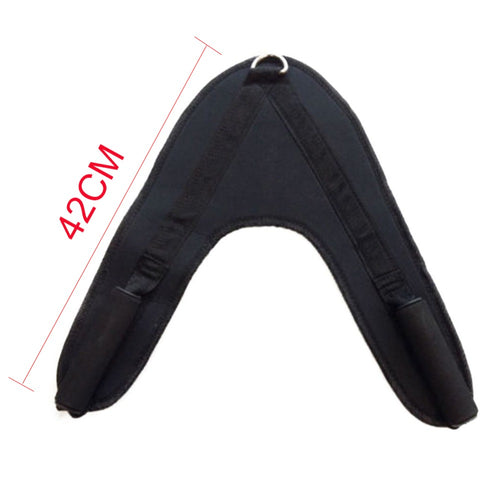 Azz ab straps in use for core cable exercise