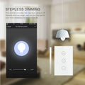 Azz smart WiFi dimmer switch installed on a wall