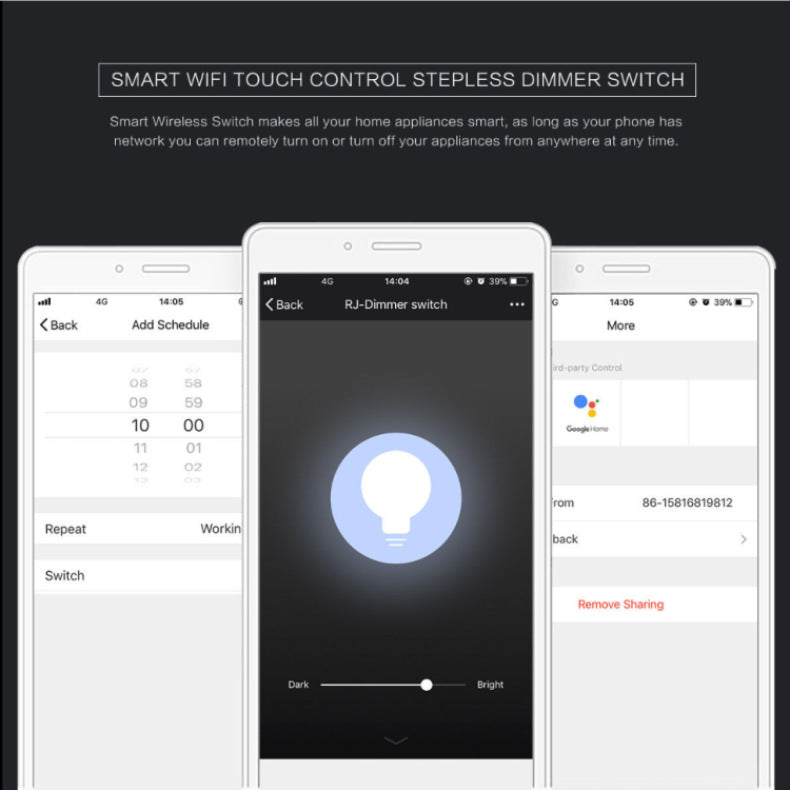 Azz smart WiFi dimmer switch voice control compatibility
