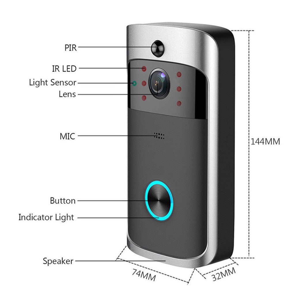 Azz smart WiFi video doorbell installation kit contents