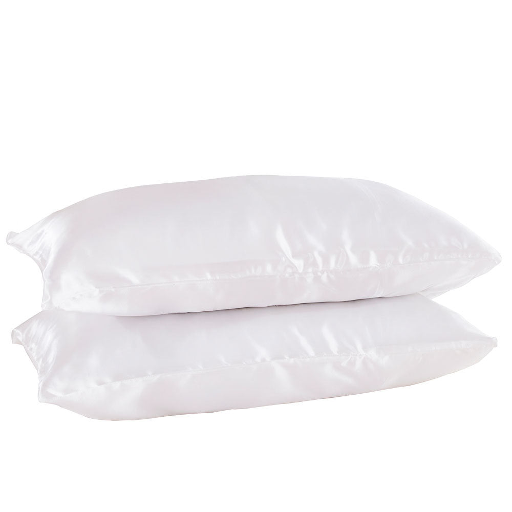 AZZ Silk Pillowcase in White