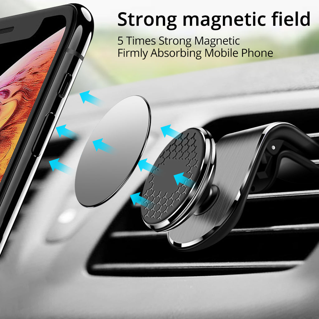 Azz magnetic air vent car phone holder mount