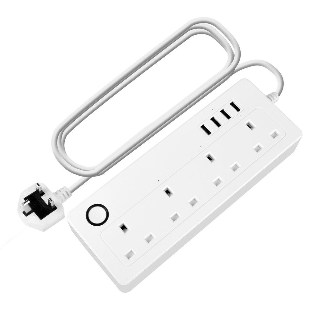 Azz smart WiFi socket plugged into UK wall outlet