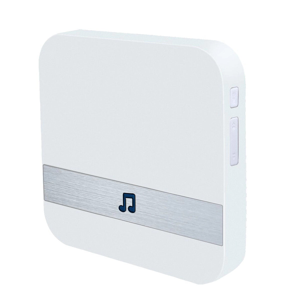 Azz smart WiFi video doorbell close-up of camera and button