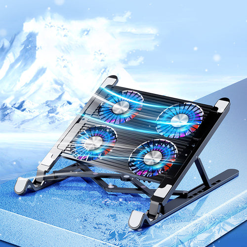 Azz Cool adjustable laptop stand with cooling fan