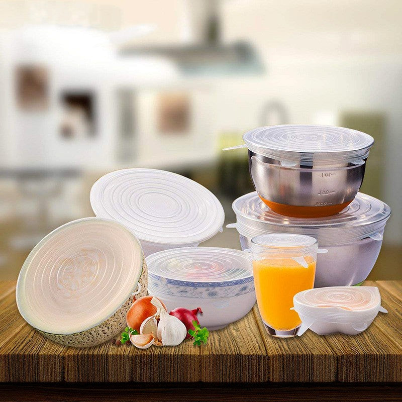 Azz Seal Lids reusable silicone stretch lids for bowls and containers