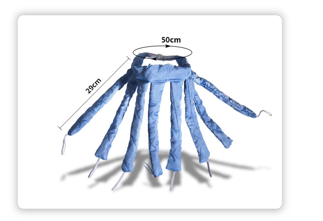 AZZ No-Heat Curling Rods in Blue
