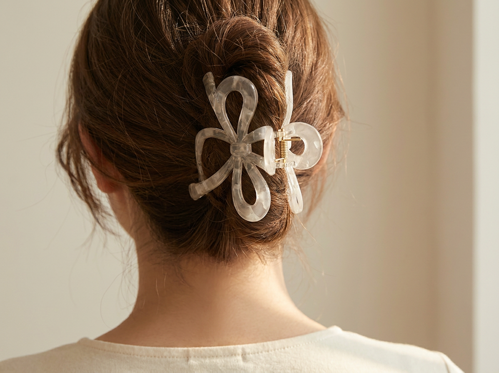 AZZ Gold Claw Clip lifestyle photo