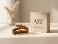 AZZ Updo Claw Clip branded packaging mockup