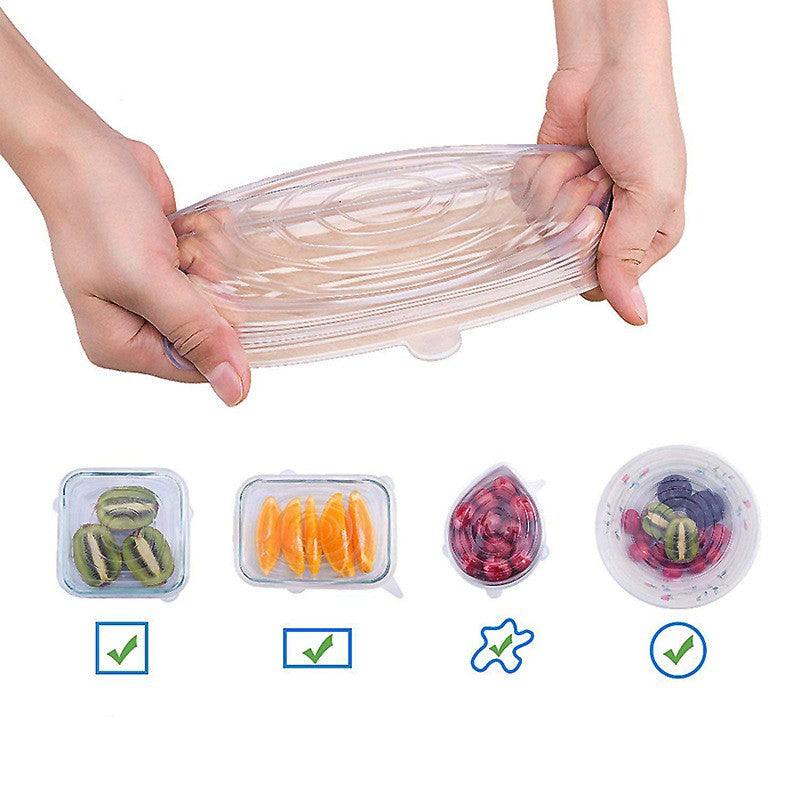Azz Seal Lids reusable silicone stretch lids for bowls and containers